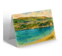NOTELET - Across the Bay, Port Erin - Vintage Art Style