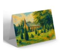 NOTELET - Aldringham Church, Near Leiston - Vintage Art Style