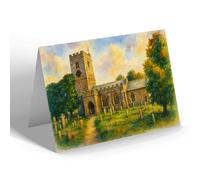 NOTELET - All Saints' Church, East Budleigh - Vintage Art Style