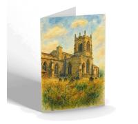 NOTELET - All Saints Church, Pocklington - Vintage Art Style