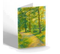 NOTELET - Alton Lodge. The Drive - Vintage Art Style