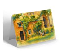 NOTELET - Ancient Gate House, Wells - Vintage Art Style