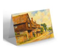 NOTELET - Anne Of Cleves House, Lewes - Vintage Art Style