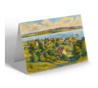 NOTELET - Ardrishaig. General View from Quarry Hill - Vintage Art Style