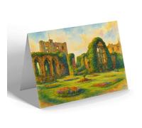 NOTELET - Ashby-de-la-Zouch Castle - Vintage Art Style