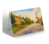 NOTELET - Ayston Road, Uppingham - Vintage Art Style