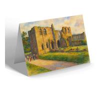NOTELET - Barrow-in-Furness. Furness Abbey - Vintage Art Style