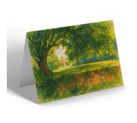 NOTELET - Battle Abbey. The Spot where Harold Fell - Vintage Art Style