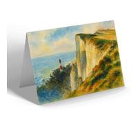 NOTELET - Beachy Head Lighthouse, Eastbourne (d) - Vintage Art Style