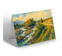 NOTELET - Ben Lawers from Grey St, Killin - Vintage Art Style