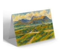 NOTELET - Ben Nevis from Banavie, Fort William - Vintage Art Style