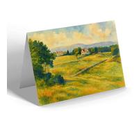 NOTELET - Ben Wyvis from 10th Tee, Muir-of-Ord - Vintage Art Style