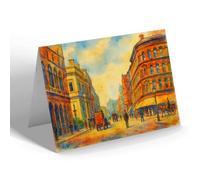 NOTELET - Birmingham. New Street (a) - Vintage Art Style