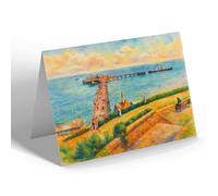 NOTELET - Birnbeck Pier Prince Consort Gardens, Weston - Vintage Art Style