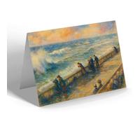 NOTELET - Blackpool. On the Terrace, North Shore (b) - Vintage Art Style