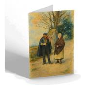 NOTELET - Blarney Castle. The Blind Fiddler - Vintage Art Style