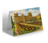 NOTELET - Blenheim Palace, East Front & Gardens (a) - Vintage Art Style