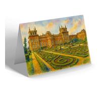 NOTELET - Blenheim Palace, East Front & Gardens (b) - Vintage Art Style