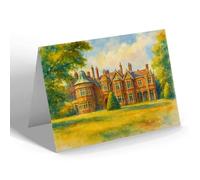 NOTELET - Bletchley Park Mansion (a) - Vintage Art Style