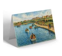 NOTELET - Boating Lake North Beach Great Yarmouth (a) - Vintage Art Style