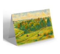 NOTELET - Bourne View, Porton - Vintage Art Style