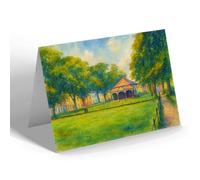 NOTELET - Bowling & Tennis Court, Wigtown - Vintage Art Style