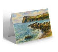 NOTELET - Bradda Head, Port Erin (f) - Vintage Art Style