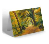 NOTELET - Bridgwater. A Walk in Blake Gardens - Vintage Art Style