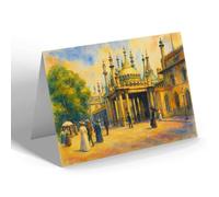 NOTELET - Brighton. The Royal Pavilion (c) - Vintage Art Style
