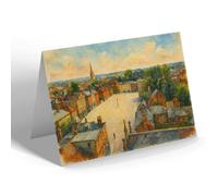 NOTELET - Bury St Edmunds. Angel Hill - Vintage Art Style