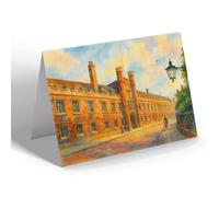 NOTELET - Cambridge. Christ's College (c) - Vintage Art Style