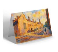 NOTELET - Cambridge. Pembroke College - Vintage Art Style