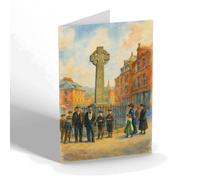 NOTELET - Campbeltown. The Cross - Vintage Art Style