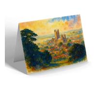 NOTELET - Canterbury Cathedral from the North (a) - Vintage Art Style
