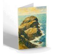 NOTELET - Cape Wrath, Durness (b) - Vintage Art Style