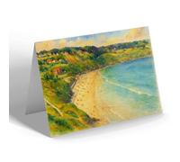NOTELET - Carbis Bay, St Ives (b) - Vintage Art Style