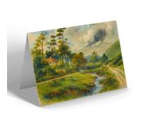 NOTELET - Carding Mill Valley, Church Stretton (a) - Vintage Art Style
