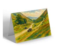 NOTELET - Carding Mill Valley, Church Stretton (d) - Vintage Art Style