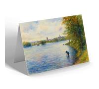 NOTELET - Castle Douglas from Loch - Vintage Art Style