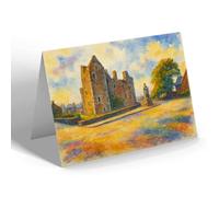 NOTELET - Castle of the Maclellans, Kirkcudbright - Vintage Art Style
