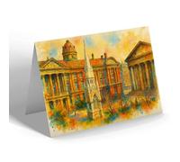 NOTELET - Chamberlain Place, Birmingham - Vintage Art Style