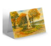 NOTELET - Charles Kingsley's Memorial, Bideford - Vintage Art Style