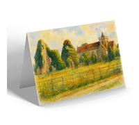 NOTELET - Chichester. Boxgrove Ruins & Church - Vintage Art Style