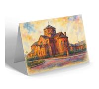NOTELET - Church of Resurrection, Ely (Cardiff) - Vintage Art Style