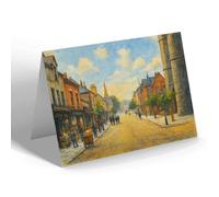 NOTELET - Church Street, Flint - Vintage Art Style