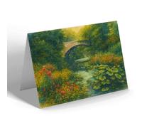 NOTELET - Claypot Bridge, Cullen, Burn - Vintage Art Style