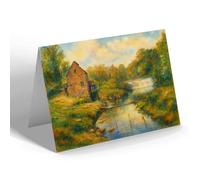 NOTELET - Cleobury Mill, Cleobury Mortimer - Vintage Art Style