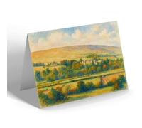 NOTELET - Cliff College from St Mary's Wood - Vintage Art Style