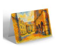 NOTELET - Colonnade & Classrooms, Uppingham - Vintage Art Style