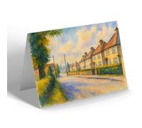 NOTELET - Council Houses, Holt - Vintage Art Style